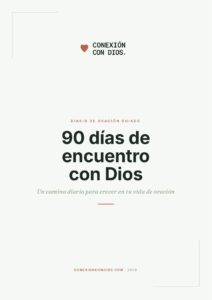 Diario de oración 90 días de encuentro con Dios: portada