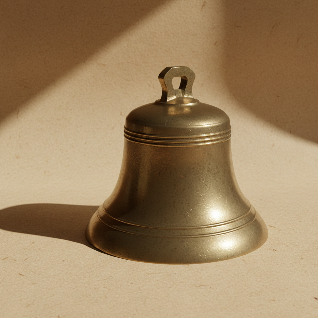 Marcos 10:14 — brass church bell