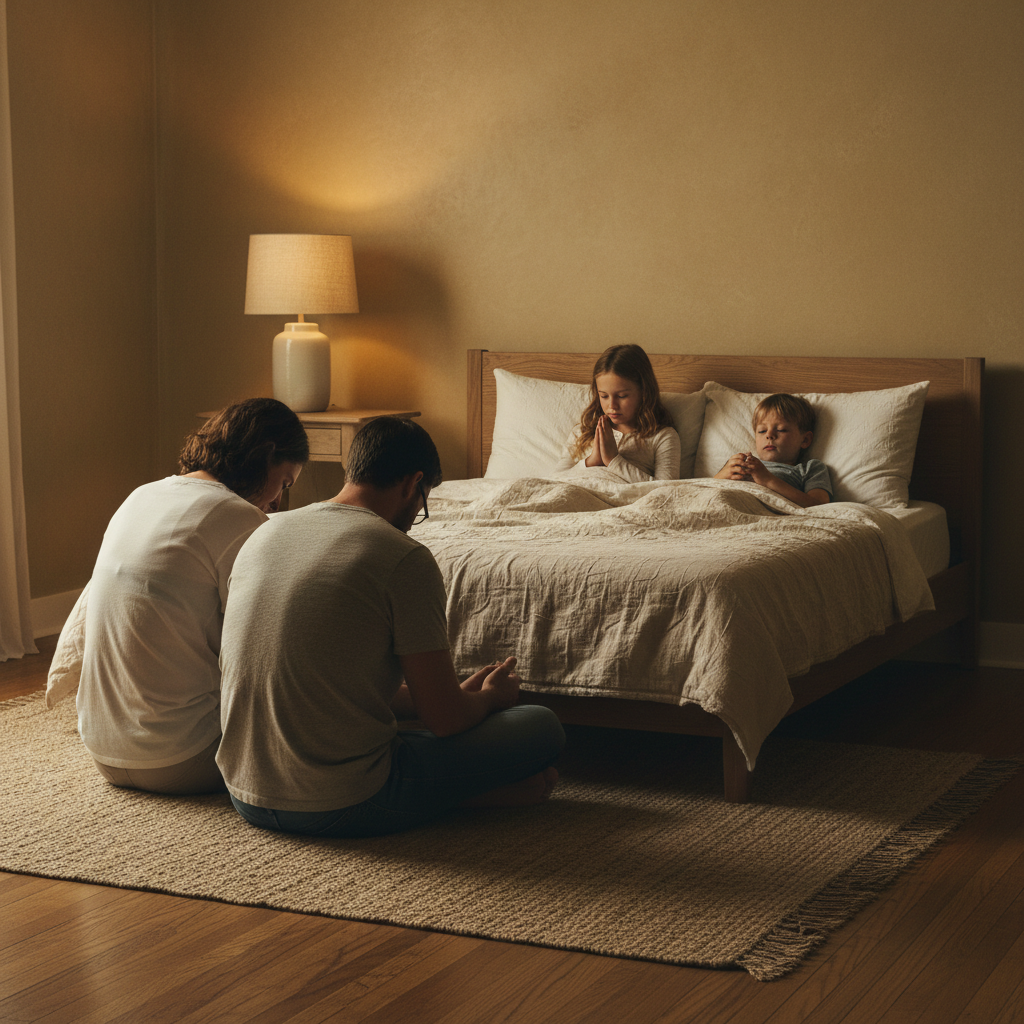 oración noche gracias — Oración de la noche para dar gracias en familia por el día vivido
