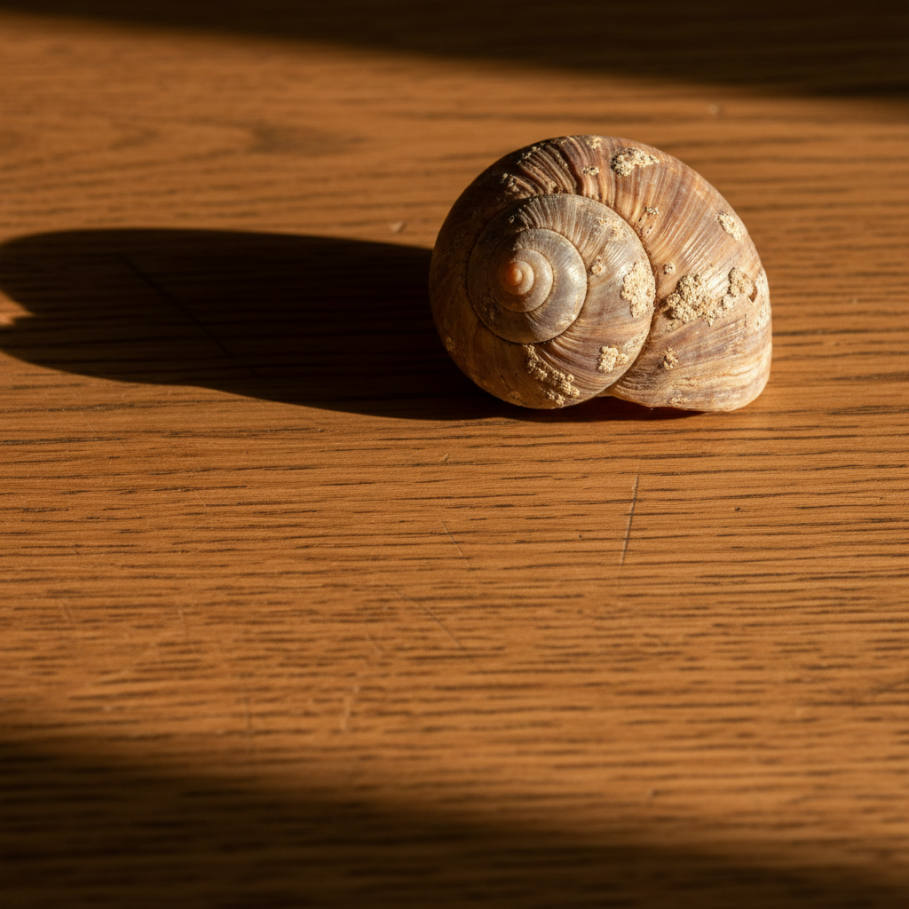 Santiago 1:19 — spiral seashell
